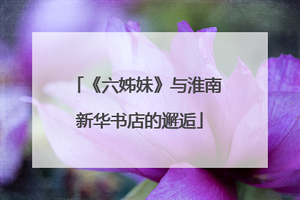 《六姊妹》与淮南新华书店的邂逅