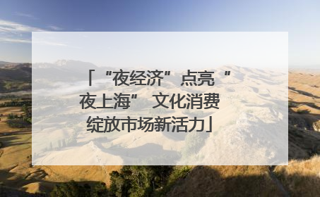 “夜经济”点亮“夜上海” 文化消费绽放市场新活力