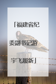 福建省纪委副书记游宇飞履新
