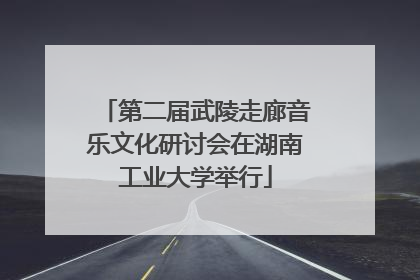 第二届武陵走廊音乐文化研讨会在湖南工业大学举行