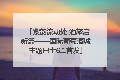 紫韵流动处 酒旅启新篇——国际葡萄酒城主题巴士6.1首发