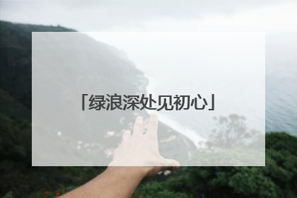 绿浪深处见初心