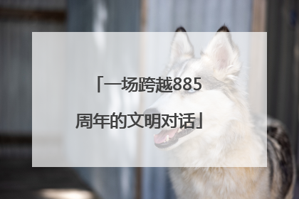 一场跨越885周年的文明对话