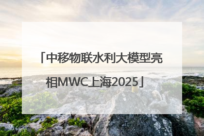 中移物联水利大模型亮相MWC上海2025