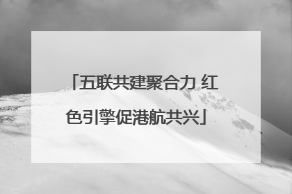 五联共建聚合力 红色引擎促港航共兴