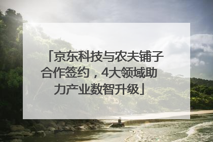 京东科技与农夫铺子合作签约，4大领域助力产业数智升级