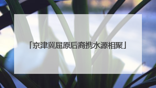 京津冀屈原后裔携水源相聚