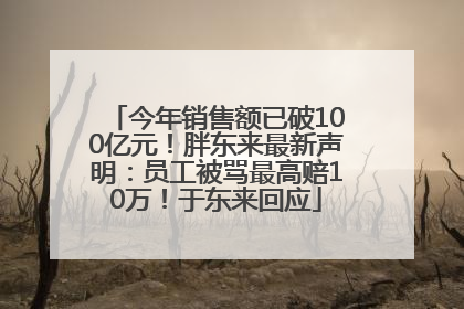 今年销售额已破100亿元！胖东来最新声明：员工被骂最高赔10万！于东来回应