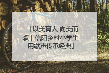 以美育人 向美而歌｜信阳乡村小学生用歌声传承经典