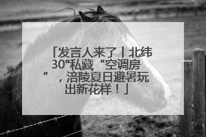 发言人来了丨北纬30°私藏“空调房”，涪陵夏日避暑玩出新花样！