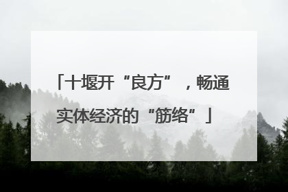 十堰开“良方”，畅通实体经济的“筋络”