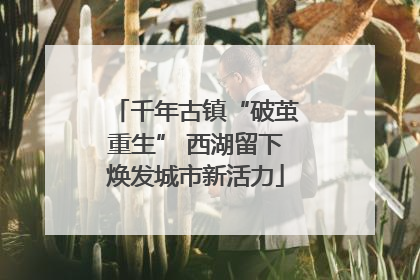 千年古镇“破茧重生” 西湖留下焕发城市新活力