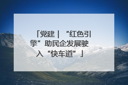 党建｜“红色引擎”助民企发展驶入“快车道”