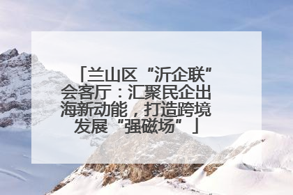兰山区“沂企联”会客厅：汇聚民企出海新动能，打造跨境发展“强磁场”