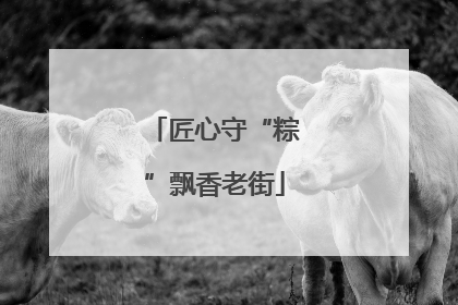 匠心守“粽”飘香老街