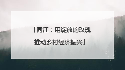 同江：用绽放的玫瑰 推动乡村经济振兴