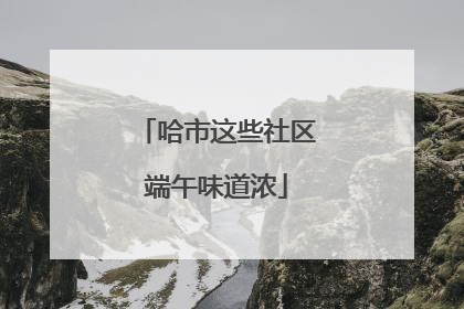哈市这些社区端午味道浓
