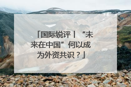 国际锐评丨“未来在中国”何以成为外资共识？