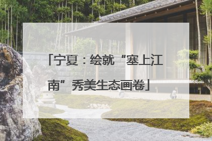 宁夏：绘就“塞上江南”秀美生态画卷