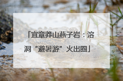 宜章莽山燕子岩：溶洞“避暑游”火出圈