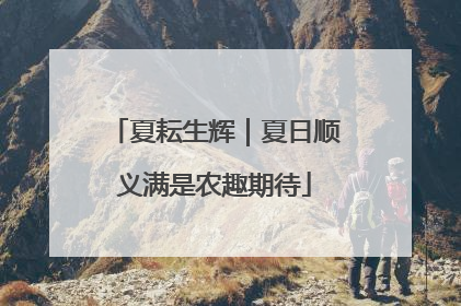 夏耘生辉｜夏日顺义满是农趣期待