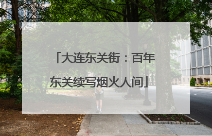 大连东关街：百年东关续写烟火人间