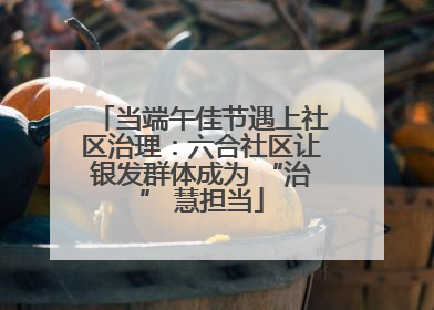 当端午佳节遇上社区治理：六合社区让银发群体成为 “治” 慧担当