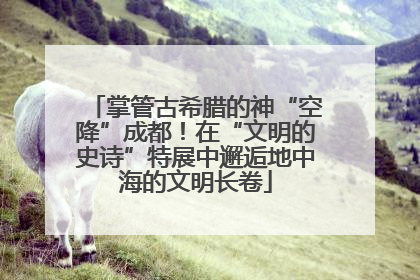 掌管古希腊的神“空降”成都！在“文明的史诗”特展中邂逅地中海的文明长卷