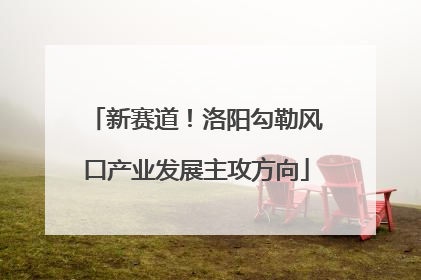 新赛道！洛阳勾勒风口产业发展主攻方向