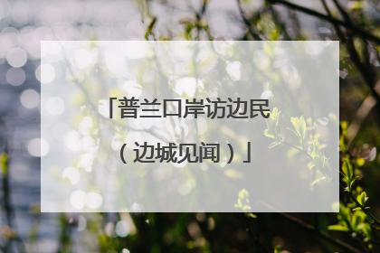 普兰口岸访边民（边城见闻）