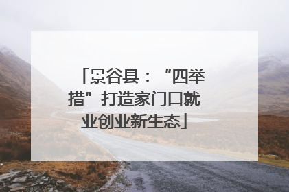 景谷县：“四举措”打造家门口就业创业新生态