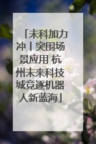 未科加力冲丨突围场景应用 杭州未来科技城竞逐机器人新蓝海