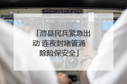 澧县民兵紧急出动 连夜封堵管涌除险保安全