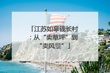 江苏如皋钱长村：从“卖草坪”到“卖风景”
