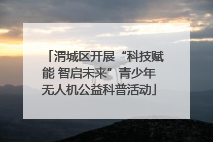渭城区开展“科技赋能 智启未来”青少年无人机公益科普活动