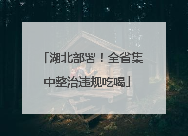 湖北部署！全省集中整治违规吃喝
