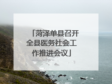 菏泽单县召开全县医务社会工作推进会议