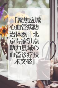 聚焦应城心血管病防治体系｜北京专家驻点助力县域心血管诊疗技术突破