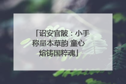 诏安官陂：小手称量本草韵 童心熔铸国粹魂