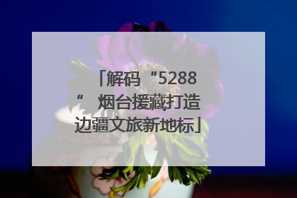 解码“5288” 烟台援藏打造边疆文旅新地标