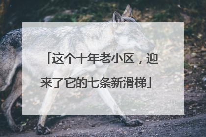 这个十年老小区，迎来了它的七条新滑梯