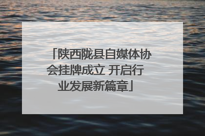 陕西陇县自媒体协会挂牌成立 开启行业发展新篇章