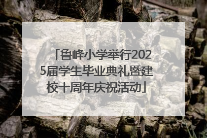 鲁峰小学举行2025届学生毕业典礼暨建校十周年庆祝活动