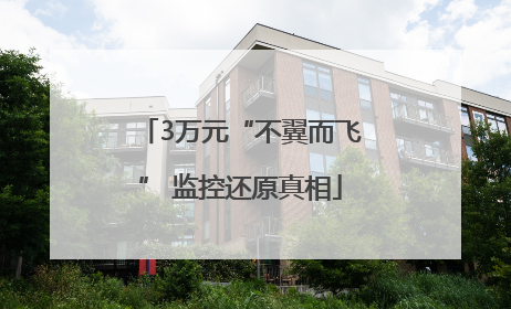 3万元“不翼而飞” 监控还原真相