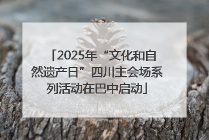 2025年“文化和自然遗产日”四川主会场系列活动在巴中启动