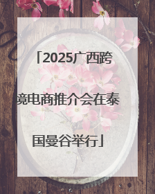 2025广西跨境电商推介会在泰国曼谷举行