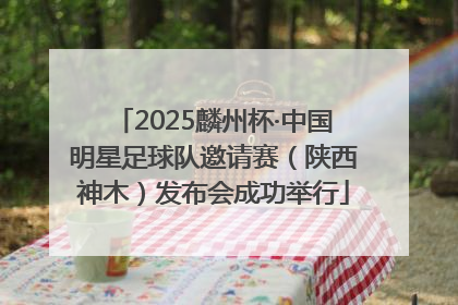 2025麟州杯·中国明星足球队邀请赛（陕西神木）发布会成功举行