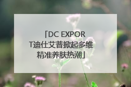 DC EXPORT迪仕艾普掀起多维精准养肤热潮