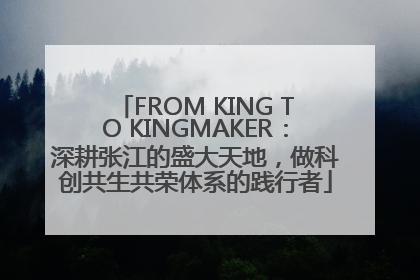 FROM KING TO KINGMAKER：深耕张江的盛大天地，做科创共生共荣体系的践行者